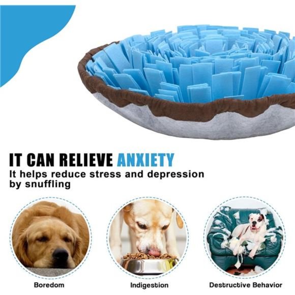 Adjustable Snuffle Mat for Dogs, Cats with Suction Cup, Dog Enrichment Toys - Picture 3 of 7